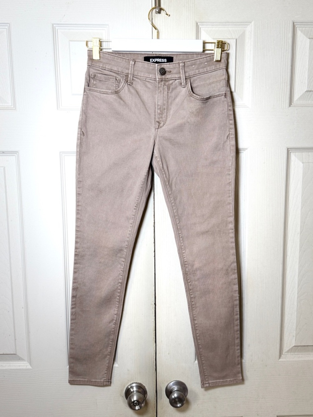 Express Stretch Mid Rise Skinny Pants👖